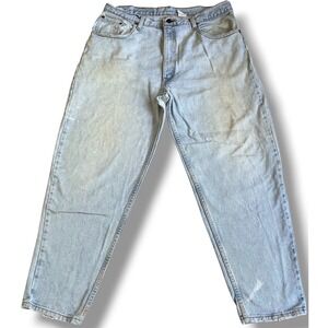 Vintage Levis 560 Relaxed Fit Tapered Leg Jeans Light Wash Made in USA 36x30